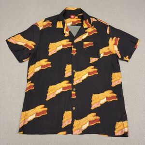 Ice Cream Billionaire Boys Club Shirt Mens Medium Rayon Streetwear Y2k Casual